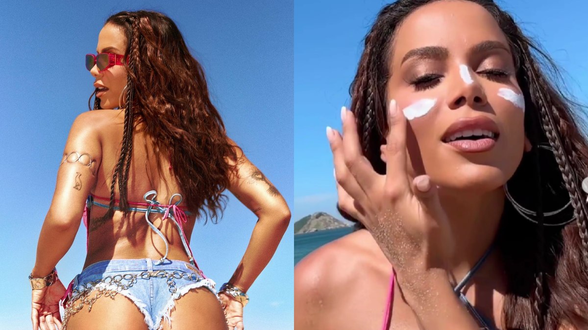 Anitta coloca bumbum para jogo com micro short e web reage: 'Deusa'