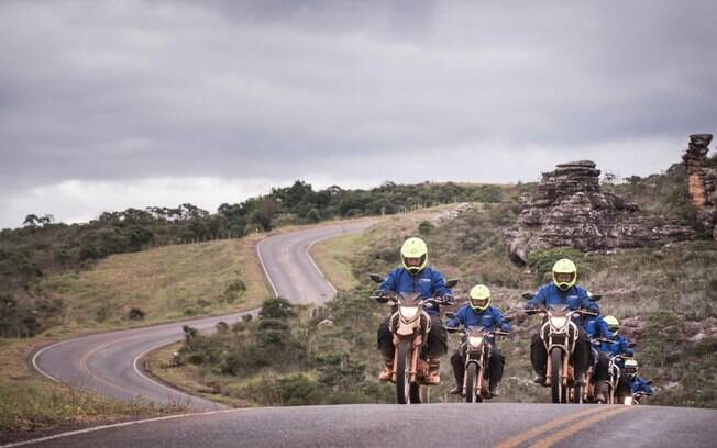 Grupo do Yamaha Crosse se manteve sempre junto e enfrentou uma série de desafios pelo caminho