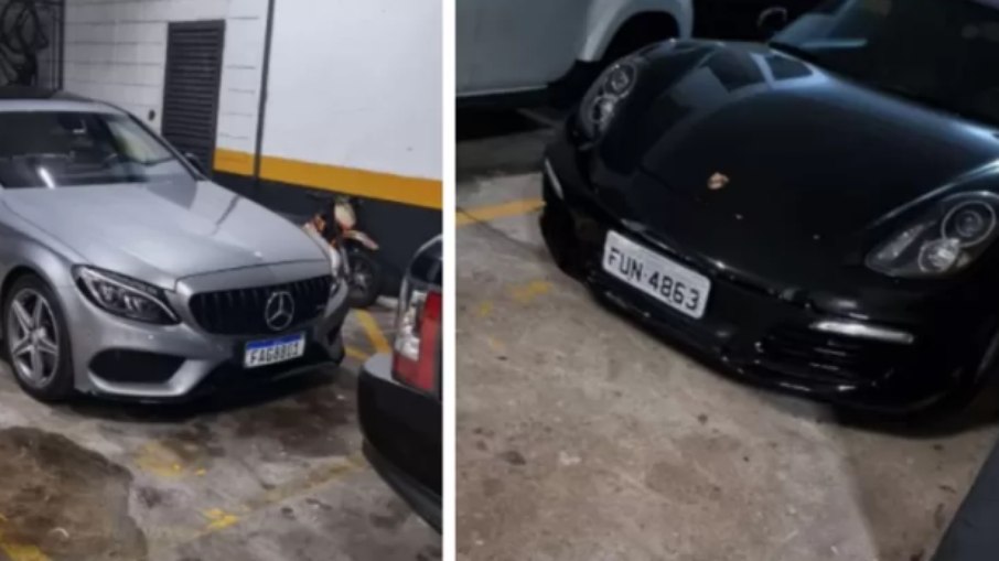 Mercedes estaria em nome de outra pessoa. O Porsche, em nome de Macheletti, estaria 