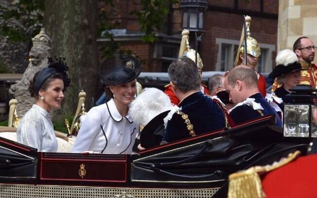 Kate Middleton acompanha Príncipe William em evento real nesta segunda-feira (17)