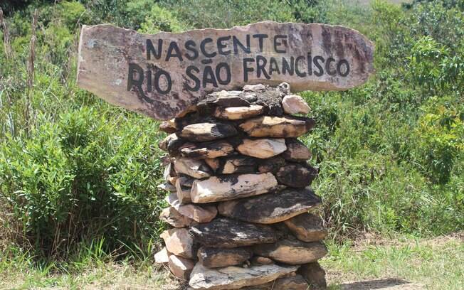 No Parque Nacional da Serra da Canastra o turista pode conhecer a nascente histórica do rio São Francisco