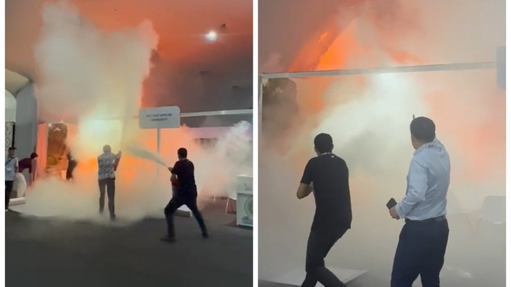 VÍDEO: incêndio cancela eventos da COP30