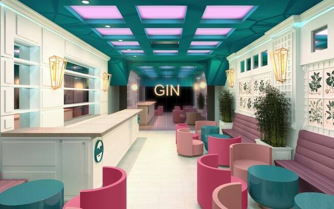 Projeto L.A.A.T para o G&T gin bar Jardins