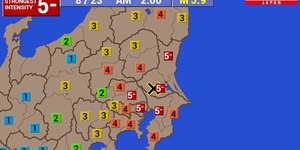 Japão é atingido por terremoto que deixa ao menos 10 feridos