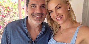 Ana Hickmann celebra dois anos do primeiro beijo com Edu Guedes