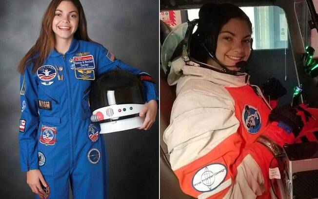 Alyssa Carson, de 17 anos, está recebendo treinamentos para participar de missão em Marte criada pela Nasa em 2033