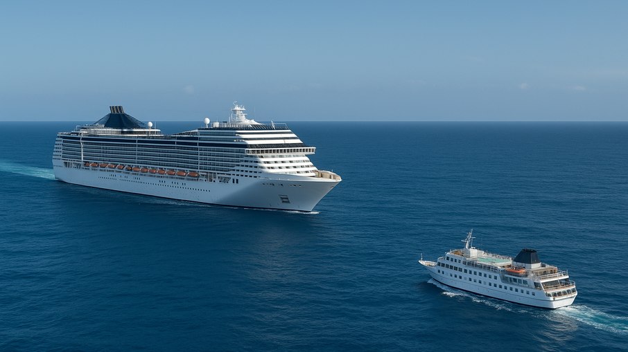 Minicruzeiro não se trata um navio menor Minicruzeiro não se trata um navio menor