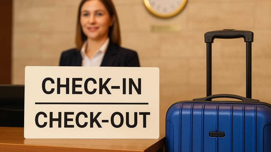 novas regras para o check-in e check-out de hotéis em todo o Brasil