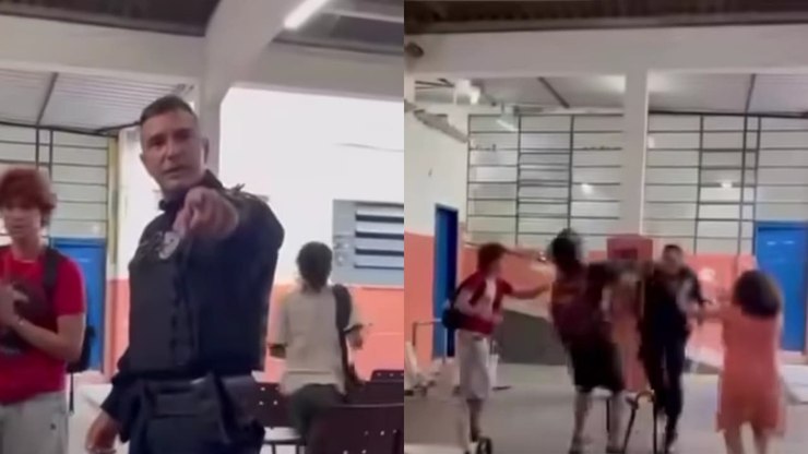Vídeo: PM é flagrado agredindo estudantes na Zona Sul do RJ