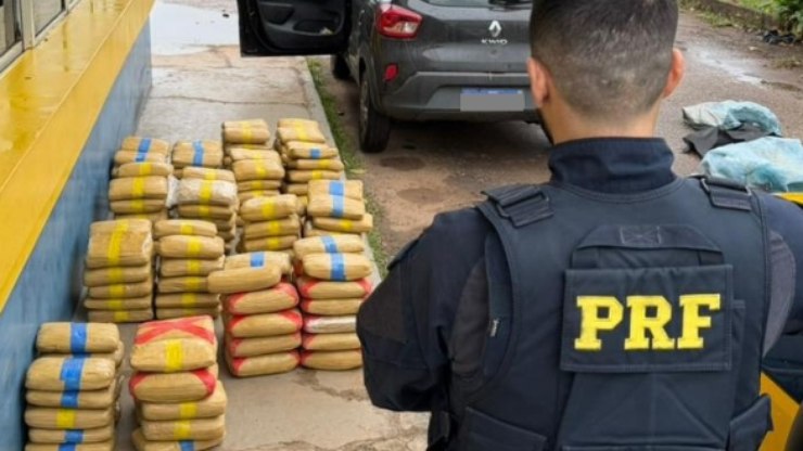 PRF apreende mais de 170 kg de skunk durante abordagem no Acre