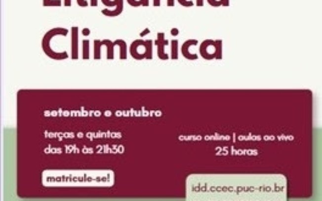 PUC-Rio e LACLIMA lançam curso inédito sobre o clima