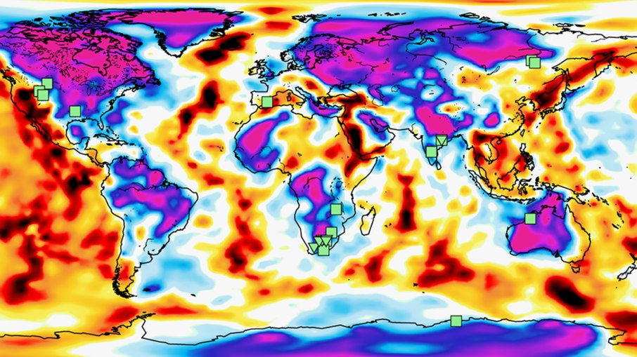 Mapa mostra as regiões da Terra com maior potencial para concentrar terras raras