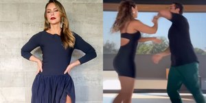 Paolla Oliveira dança forró com ex-parceiro do Dança dos Famosos