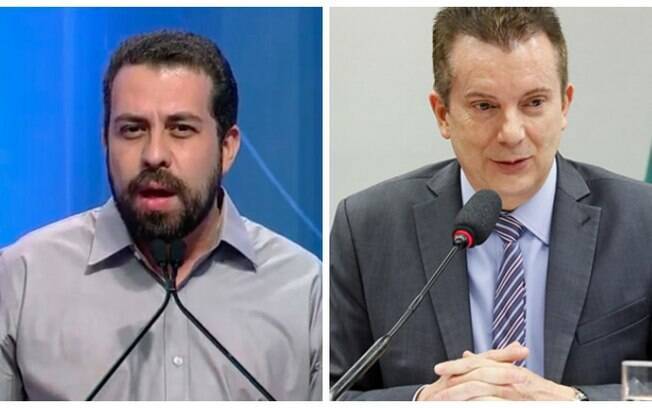 Guilherme Boulos (PSOL) e Celso Russomanno (Republicanos) participaram de um debate na manhã desta quarta-feira (11)