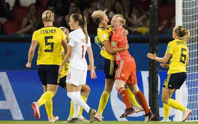 A Seleção da Suécia derrotou o Canadá e garantiu vaga nas quartas de final da Copa do Mundo Feminina.