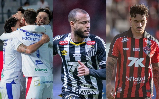 Fortaleza, Santos e Vitória estão na luta contra o rebaixamento Fortaleza, Santos e Vitória estão na luta contra o rebaixamento