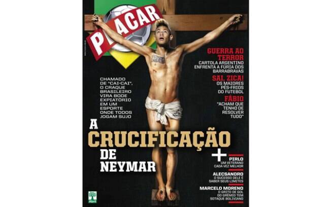 Neymar na capa da revista Placar