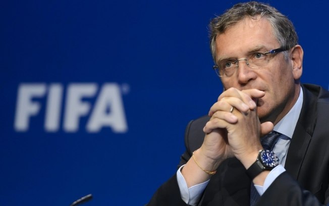 (Arquivo) O ex-secretário-geral da Fifa, o francês Jérôme Valcke, em foto de maio de 2015 na sede da entidade máxima do futebol em Zurique, na Suíça