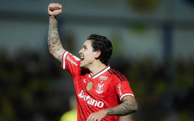 Pedro marca duas vezes, e Flamengo ganha força na briga pelo título do Brasileirão Pedro marca duas vezes, e Flamengo ganha força na briga pelo título do Brasileirão