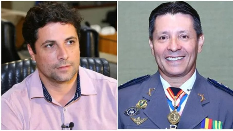Os deputados estaduais Carlos Von (DC) e Capitão Assunção (PL)