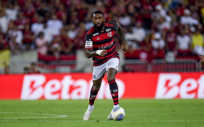 Gerson foi um dos destaques da goleada do Flamengo sobre o Bolívar - Foto: Marcelo Cortes/CRF