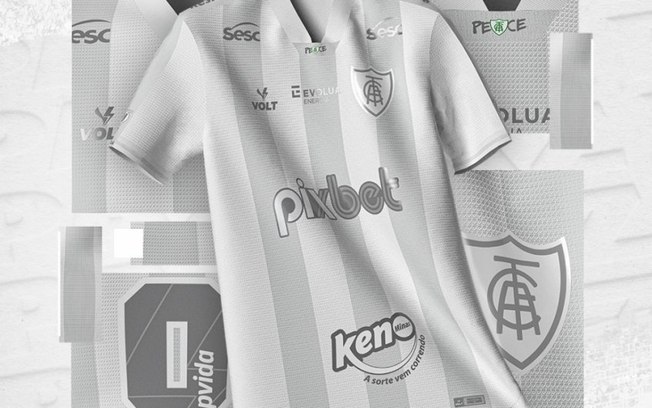 Contra o Palmeiras, América-MG usará camisa em prol da paz nos estádios