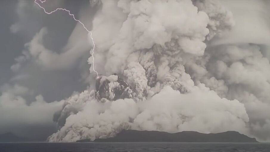 Vulcão em Tonga