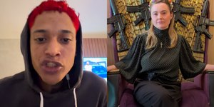 Oruam critica foto de Júlia Zanatta ao lado fuzis: "Apologia"