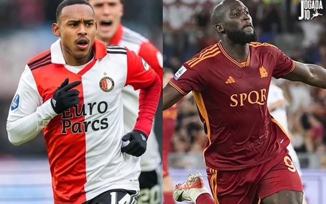 Igor Paixão e Lukaku serão titulares por Feyenoord e Roma, respectivamente