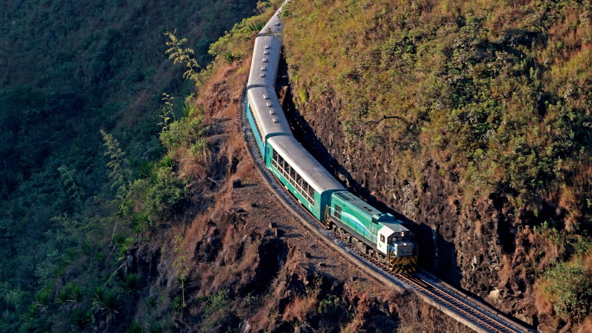 O último passeio do trem entre Ouro Preto e Mariana foi em agosto de 2020 O último passeio do trem entre Ouro Preto e Mariana foi em agosto de 2020