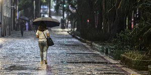 Frente fria e chuva forte marcam o início da semana no Brasil