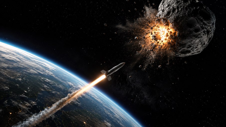 Cientistas chineses descobriram a maneira 'mais eficaz' de destruir com armas nucleares um asteroide capaz de causar o fim do mundo Cientistas chineses descobriram a maneira 'mais eficaz' de destruir com armas nucleares um asteroide capaz de causar o fim do mundo