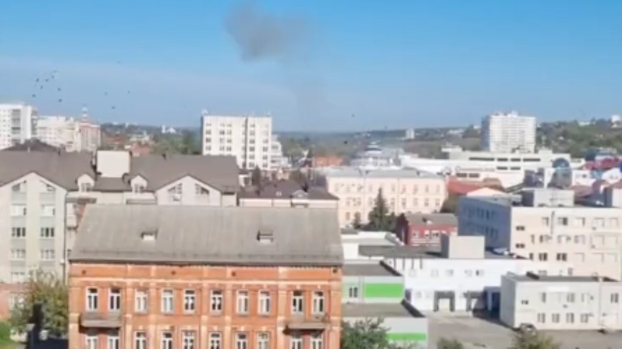 Bombardeio em Kursk, na Rússia