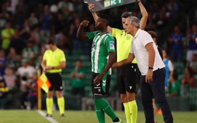 Luiz Henrique em suas últimas horas no Betis 