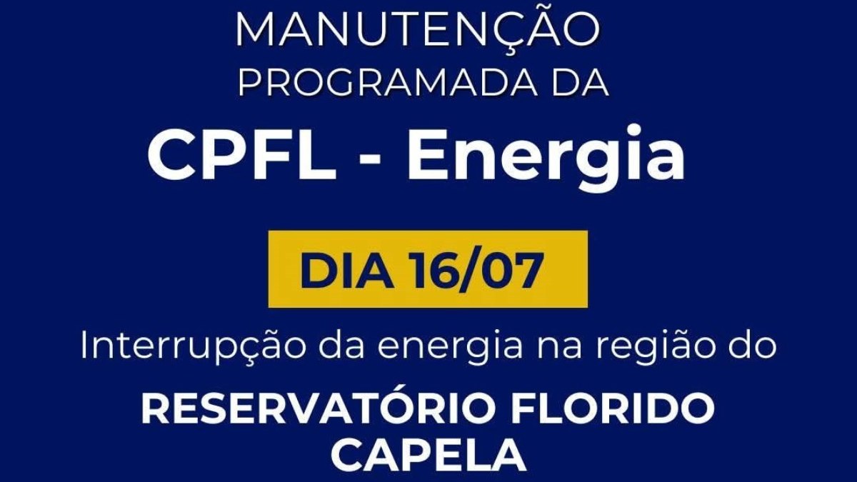 Abastecimento pode oscilar em bairros da Capela, em Vinhedo Abastecimento pode oscilar em bairros da Capela, em Vinhedo