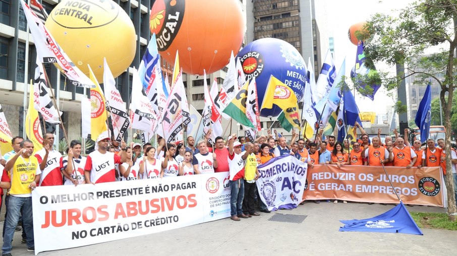 Sindicalistas vão às ruas no dia 14 contra inflação e alta dos juros