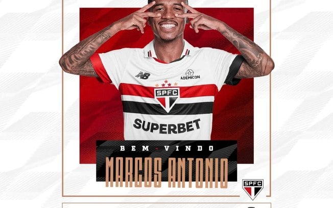 Marcos Antônio é o novo reforço do São Paulo 