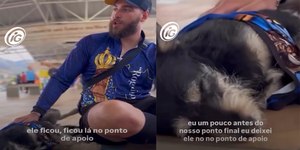 Cão segue homem que estava a caminho de Aparecida