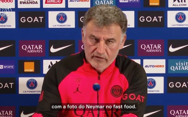 Técnico do Paris Saint-Germain defende Neymar de críticas: ”Tem o direito