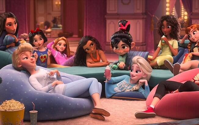 Princesas da Disney ajudam Vanellope em 