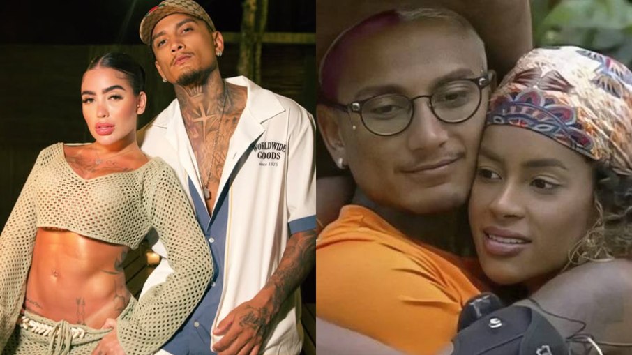 MC Mirella e Dynho; dançarino com Sthe Matos em 