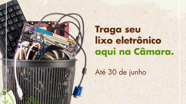 Câmara de Vinhedo arrecada lixo eletrônico no Junho Verde
