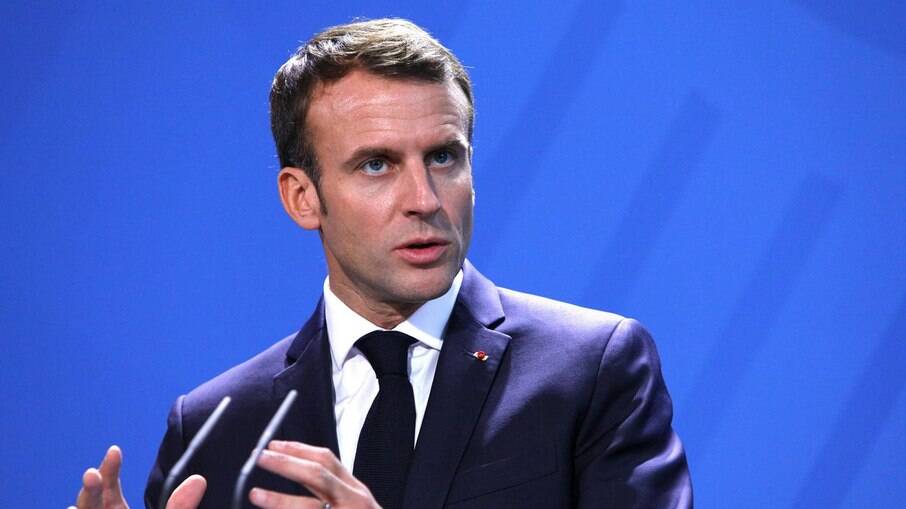  O presidente da França, Emmanuel Macron