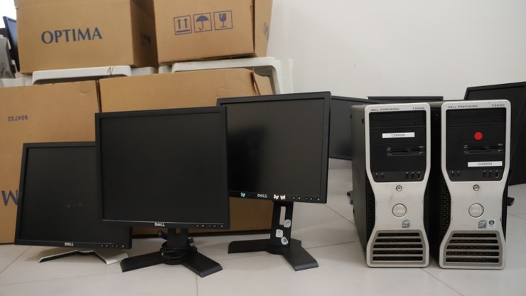 Prefeitura de Vinhedo recebe 20 computadores doados pela Optima