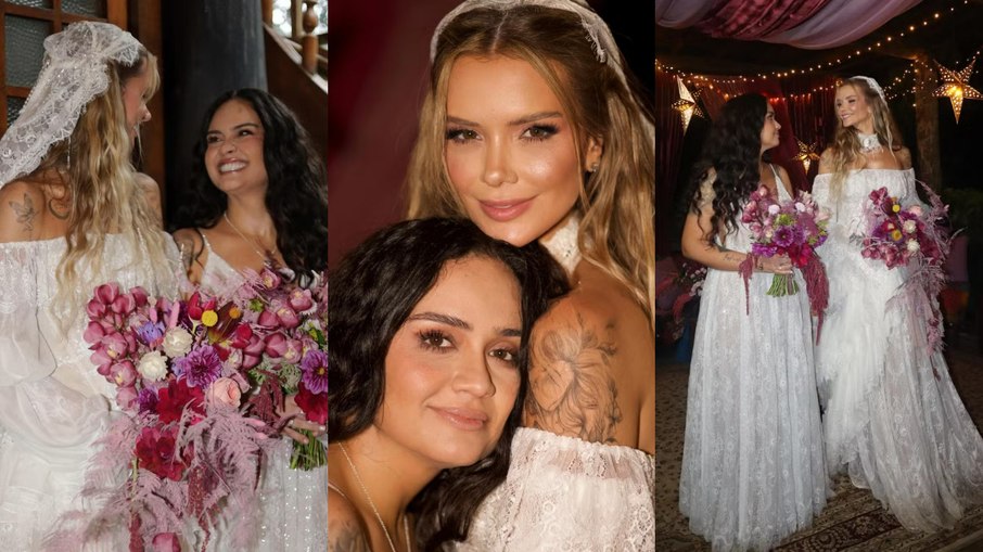 Marcela Mc Gowan e Luiza Martins se casaram