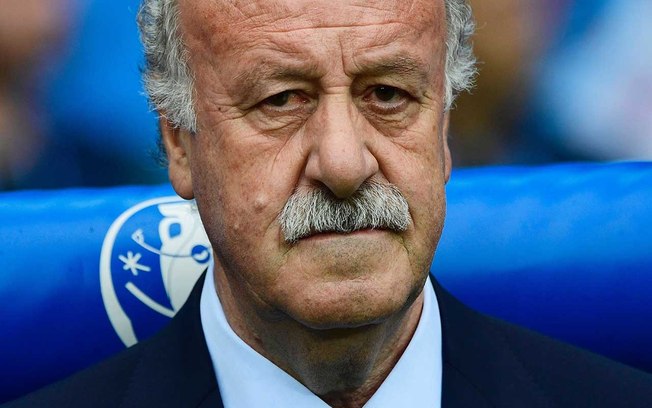 Vicente del Bosque no período como técnico da seleção da Espanha