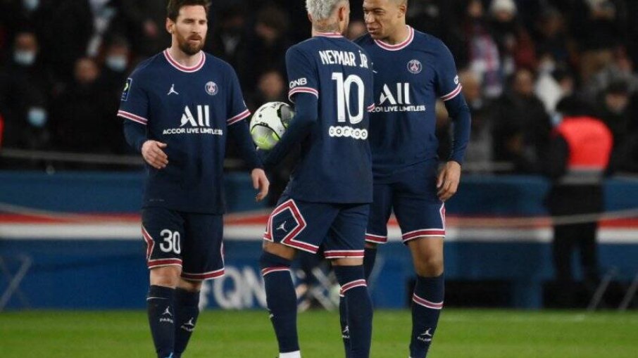 Messi, Neymar e Mbappé