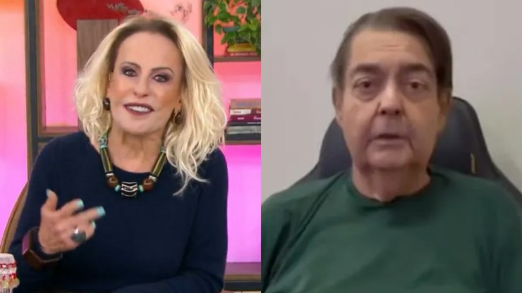 Ao vivo, Ana Maria Braga manda recado para Faustão: "Saudade"