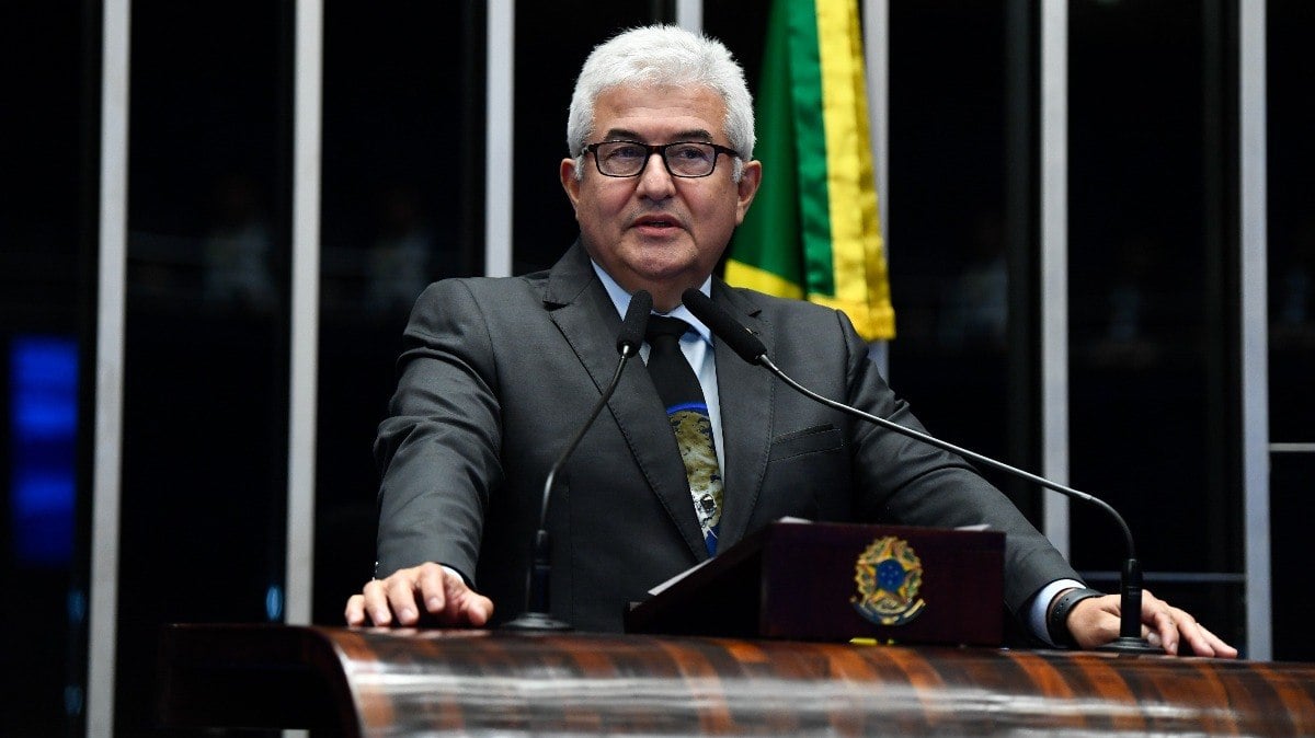 Astronauta Marcos Pontes (PL/SP), no Plenário do Senado Federal, em discurso, à tribuna