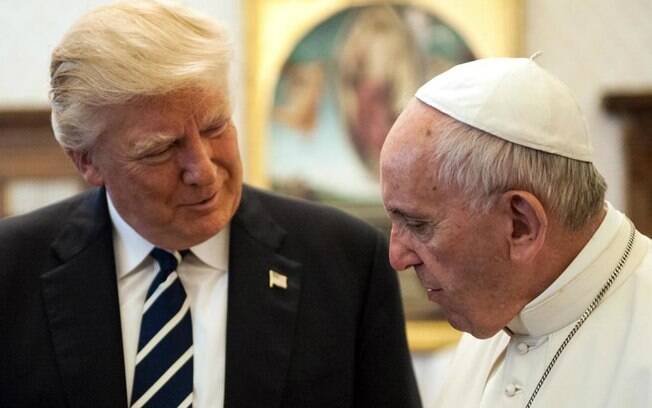 Papa Francisco encontrou Trump em maio deste ano; a crítica do pontífice não foi direta ao magnata, mas houve referência